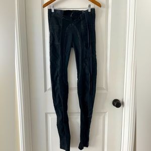 Rick Owens faded black skinny legging jeans size M.